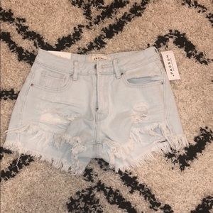 pacsun light blue shorts